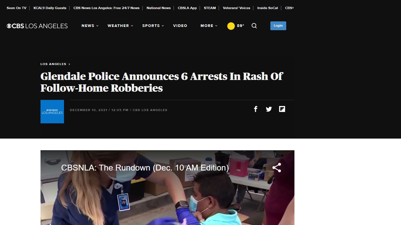 Glendale Police Announces 6 Arrests In Rash Of Follow-Home ...
